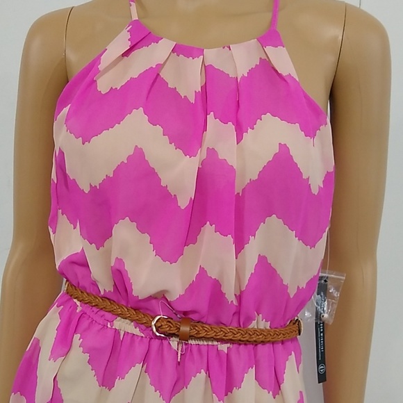 NWT Junior's As U Wish Pink Dress Size Small - Picture 2 of 8
